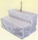 木製三段後飾り段(仏具付)